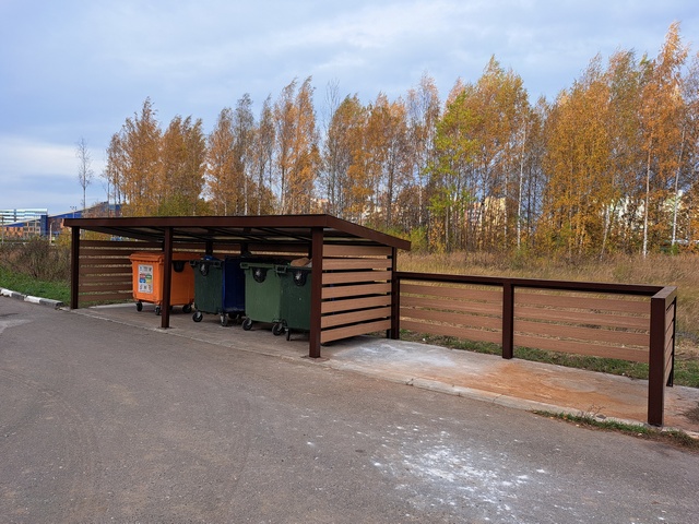 Контейнерные площадки на Чернопрудной реконструировали